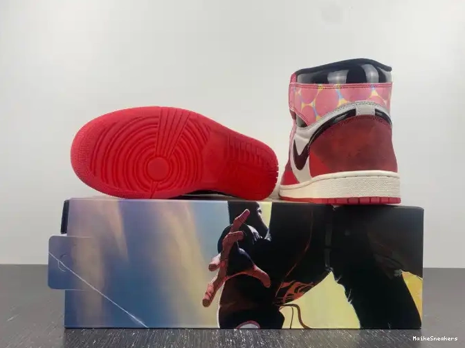 MaikeSneakers OG DV1748-601 the Jordan High Spider-Man Across 1 Spider-Verse 0608